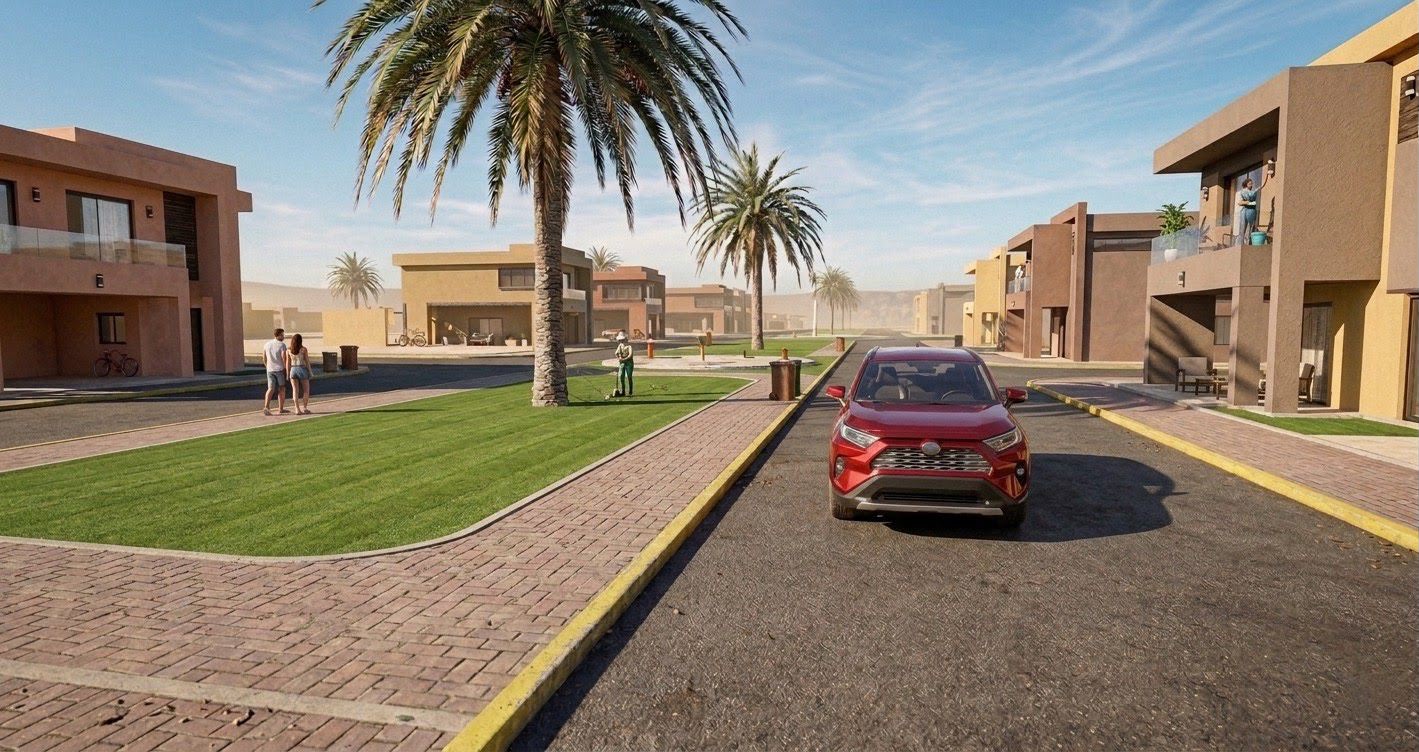 Calle interna pavimentada — Imagen referencial